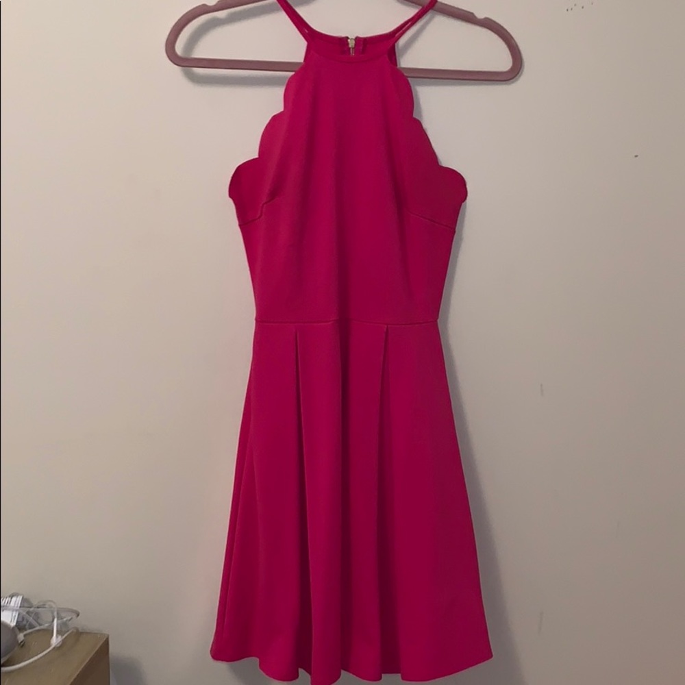 charlotte russe scalloped dress